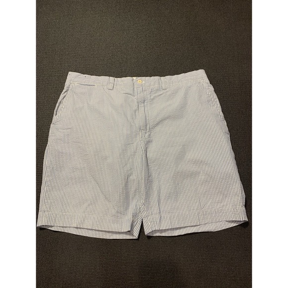 Polo Ralph Lauren Other - Polo Ralph Lauren Men‎ Shorts Cotton Men's Size 40 Striped Blue White